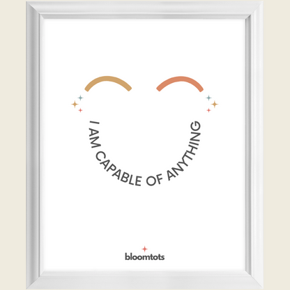 I Am Capable Of Anything - Kids Framed Art