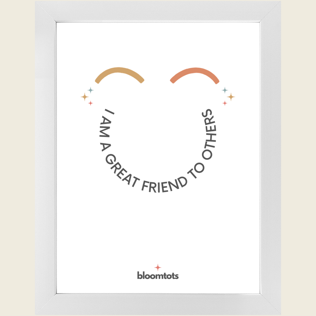 I Am A Great Friend To Others - Kids Framed Art