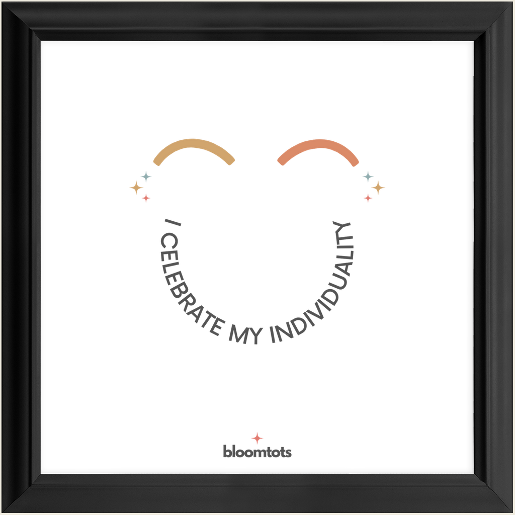 I Celebrate My Individuality - Kids Framed Art