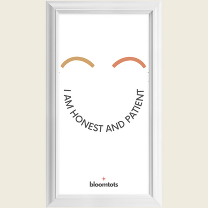 I Am Honest And Patient - Kids Framed Art