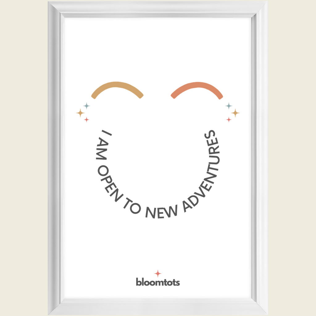 I Am Open To New Adventures - Kids Framed Art